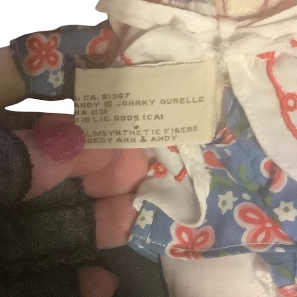 Vtg Applause Raggedy Ann Doll 9” Collectible Plush Toy Embroidered Face - Picture 5 of 6